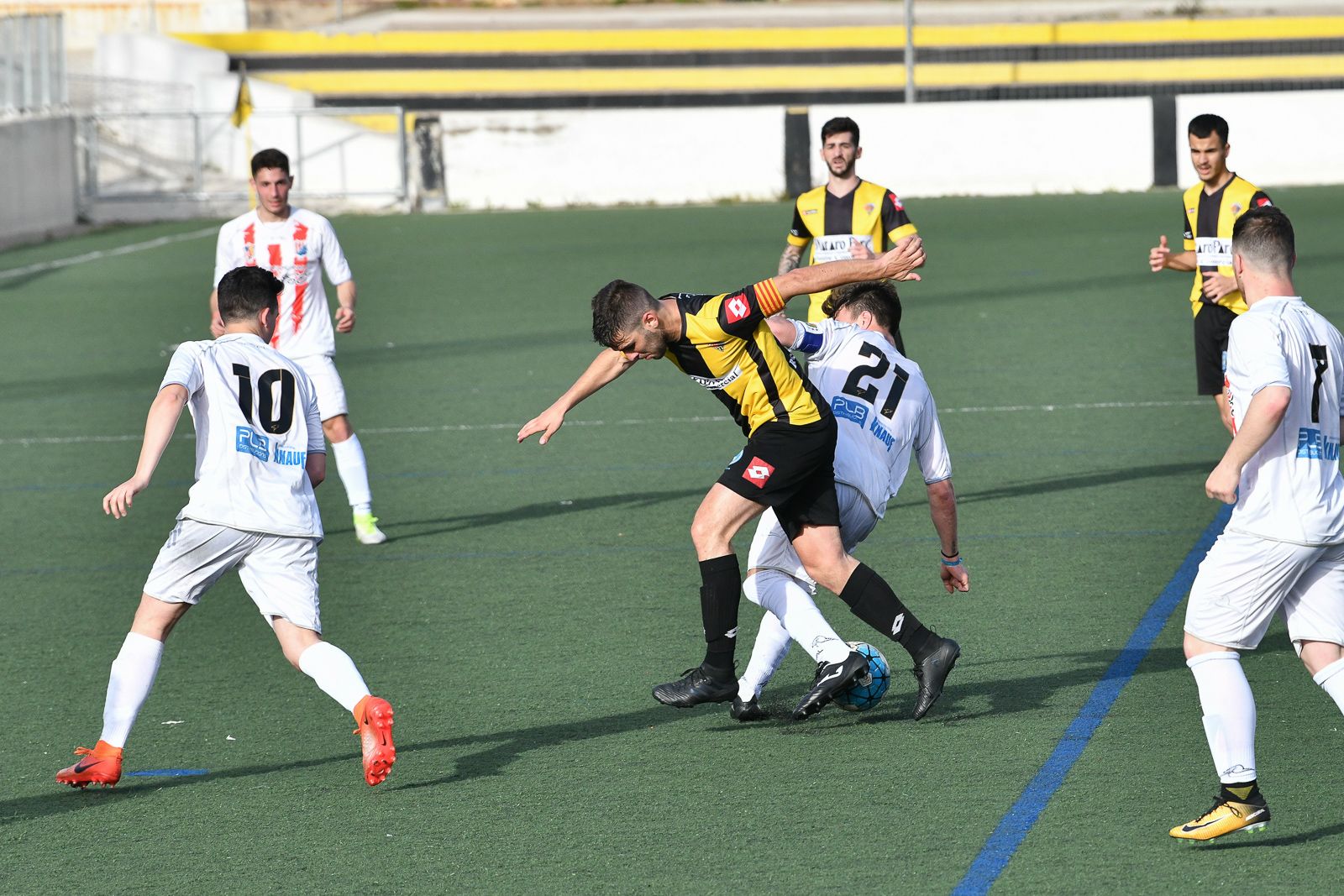 Un partido del CE Mataró esta temporada. Foto: R.Gallofré