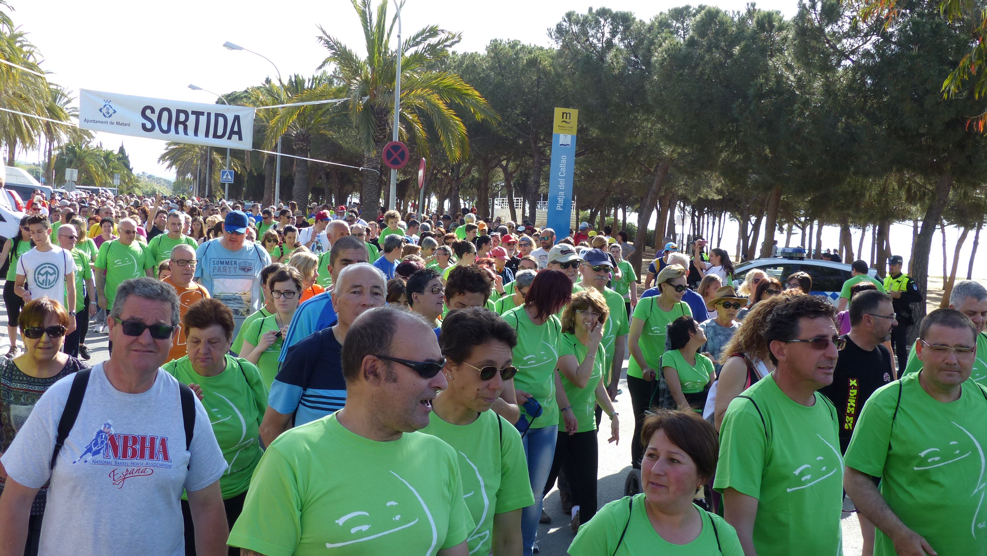 Una edició anterior de la caminada de l'Arboç