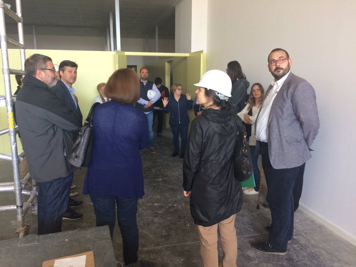 Visita d'obres al Casal. Foto: Ajuntament