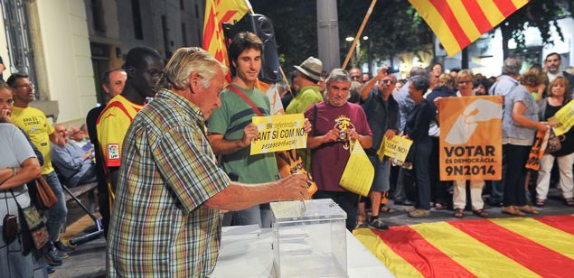 Concentració la setmana passada prèvia al ple extraordinari