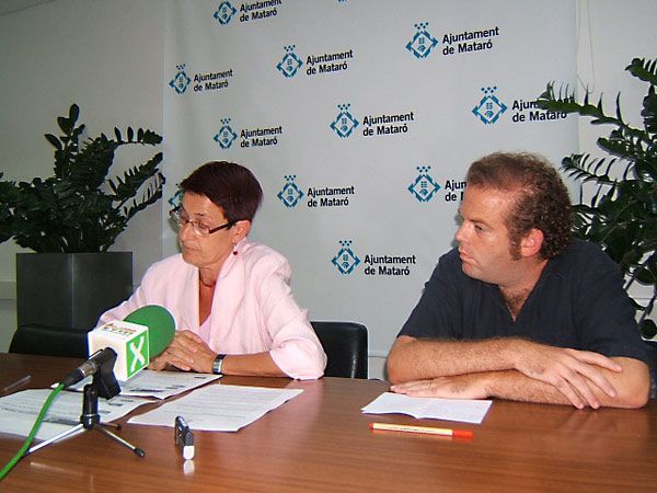 Pilar Gonzàlez Agápito y Oriol Batista durante la rueda de prensa Pilar Gonzàlez Agápito y Oriol Batista durante la rueda de prensa