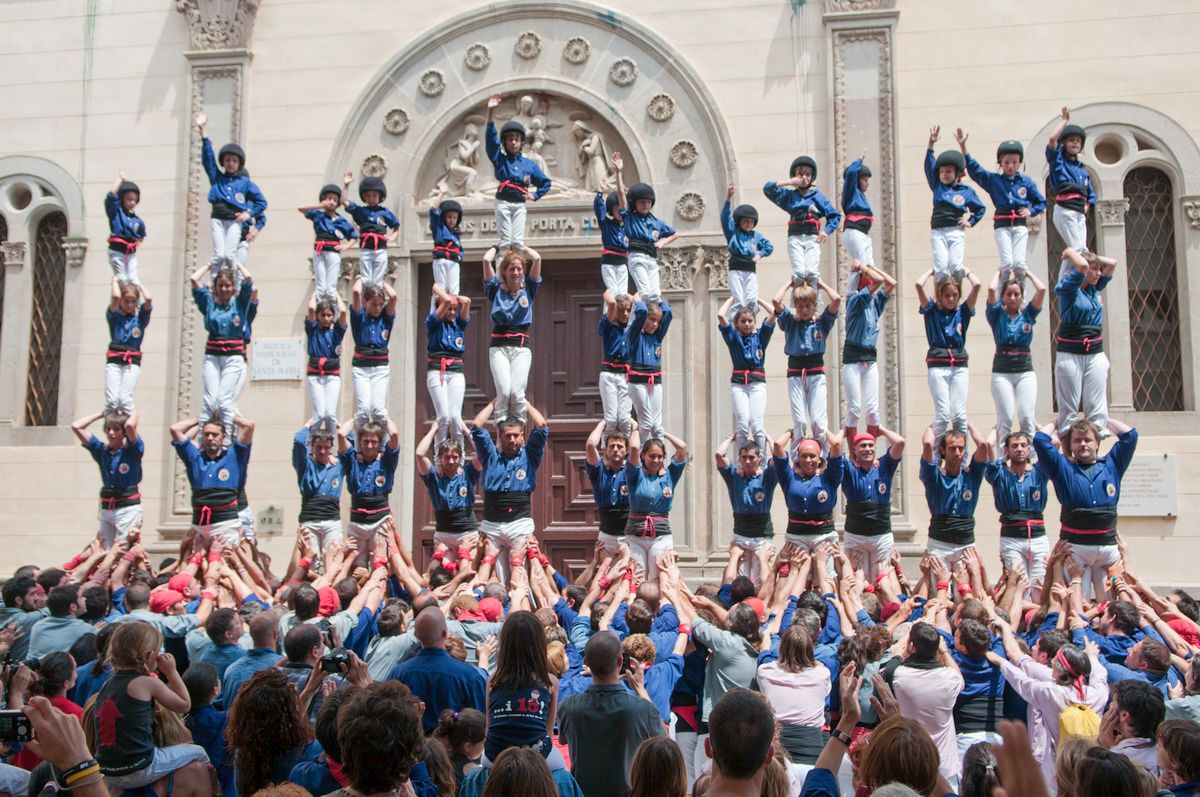 Una Fiesta anterior de los Renacuajos, a plaza Santa Maria