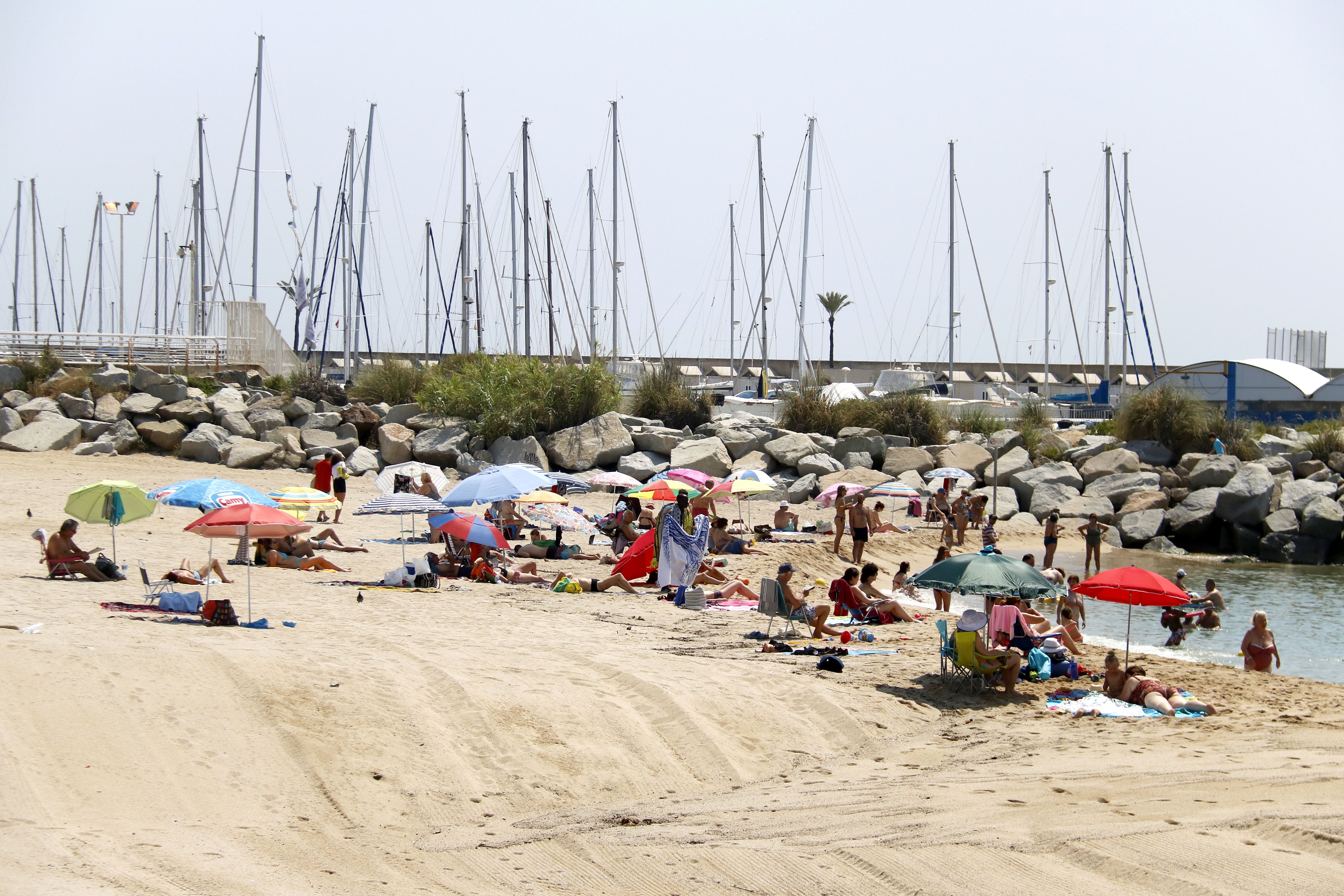 La playa de Llavaneres