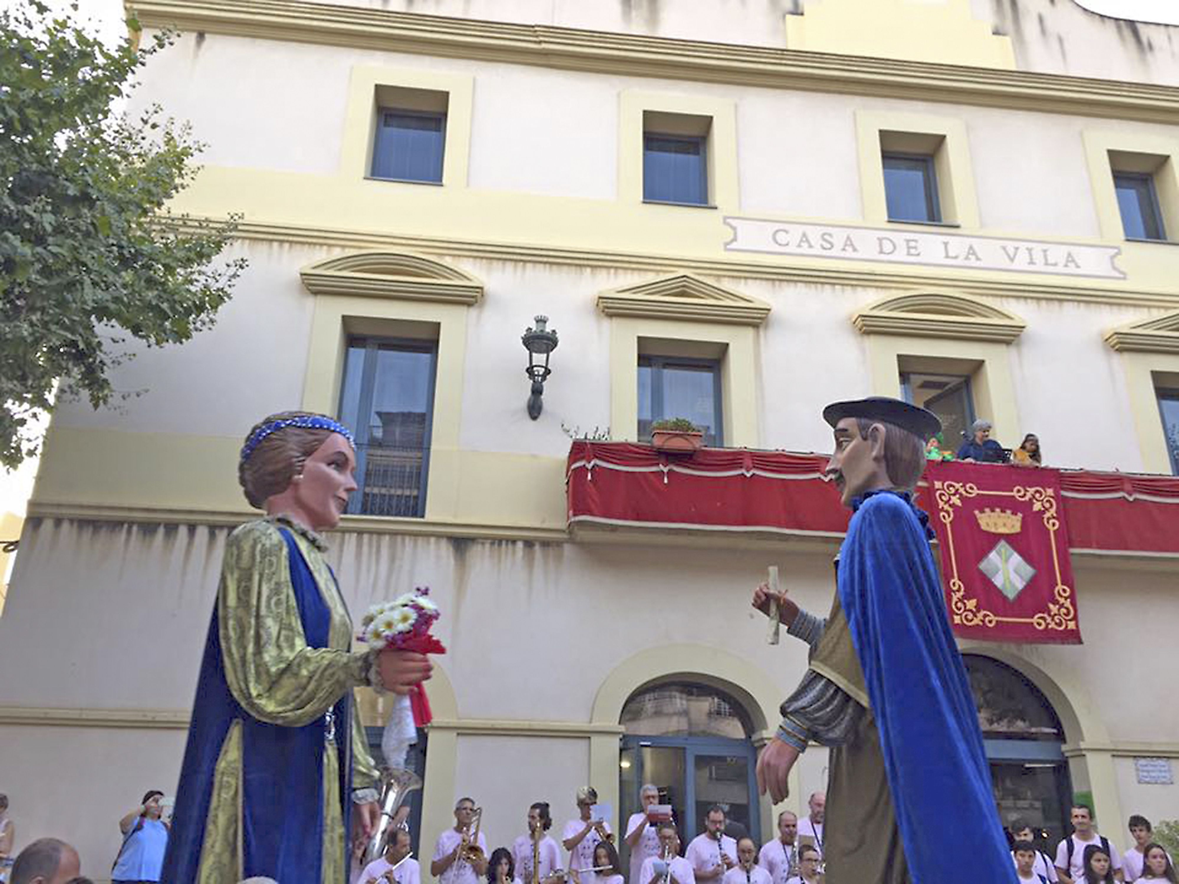 El gegants de Sant Andreu de Llavaneres