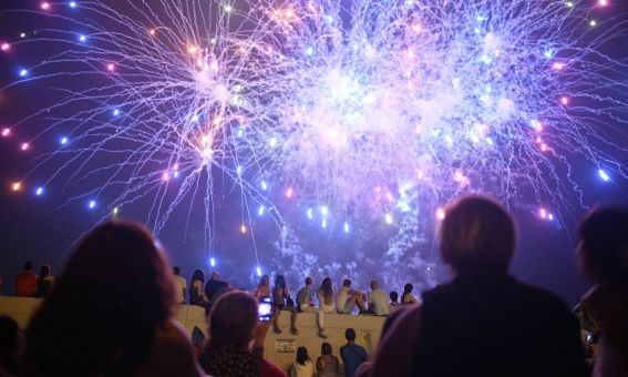 Un moment del castell de focs