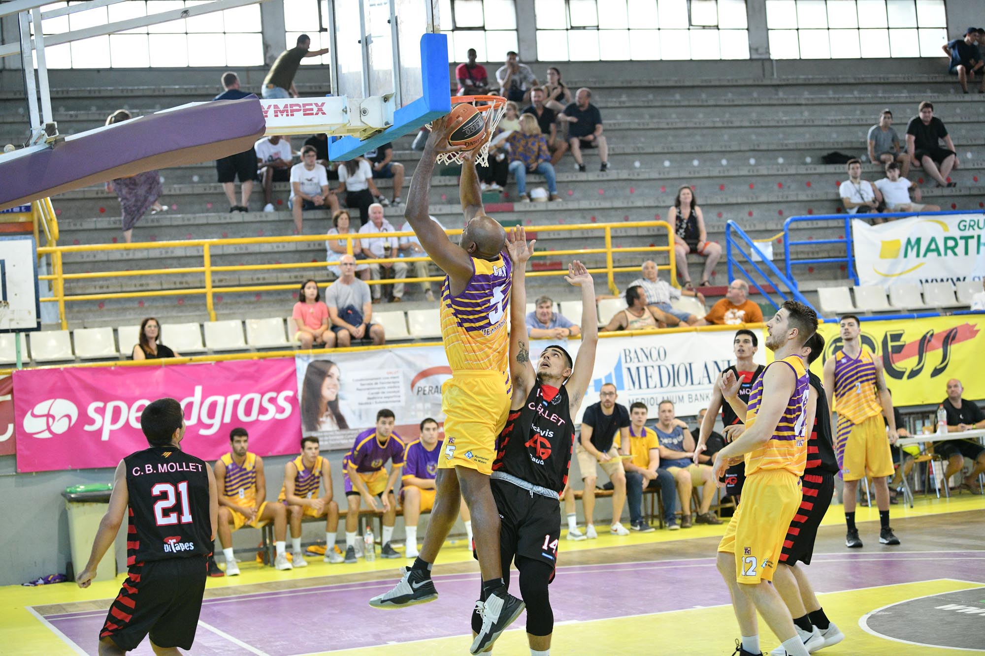 Brillant partit de Cabrera. Foto: R.Gallofré