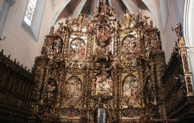 El retablo barroco de la Iglesia de Santa Maria de Arenys de Mar