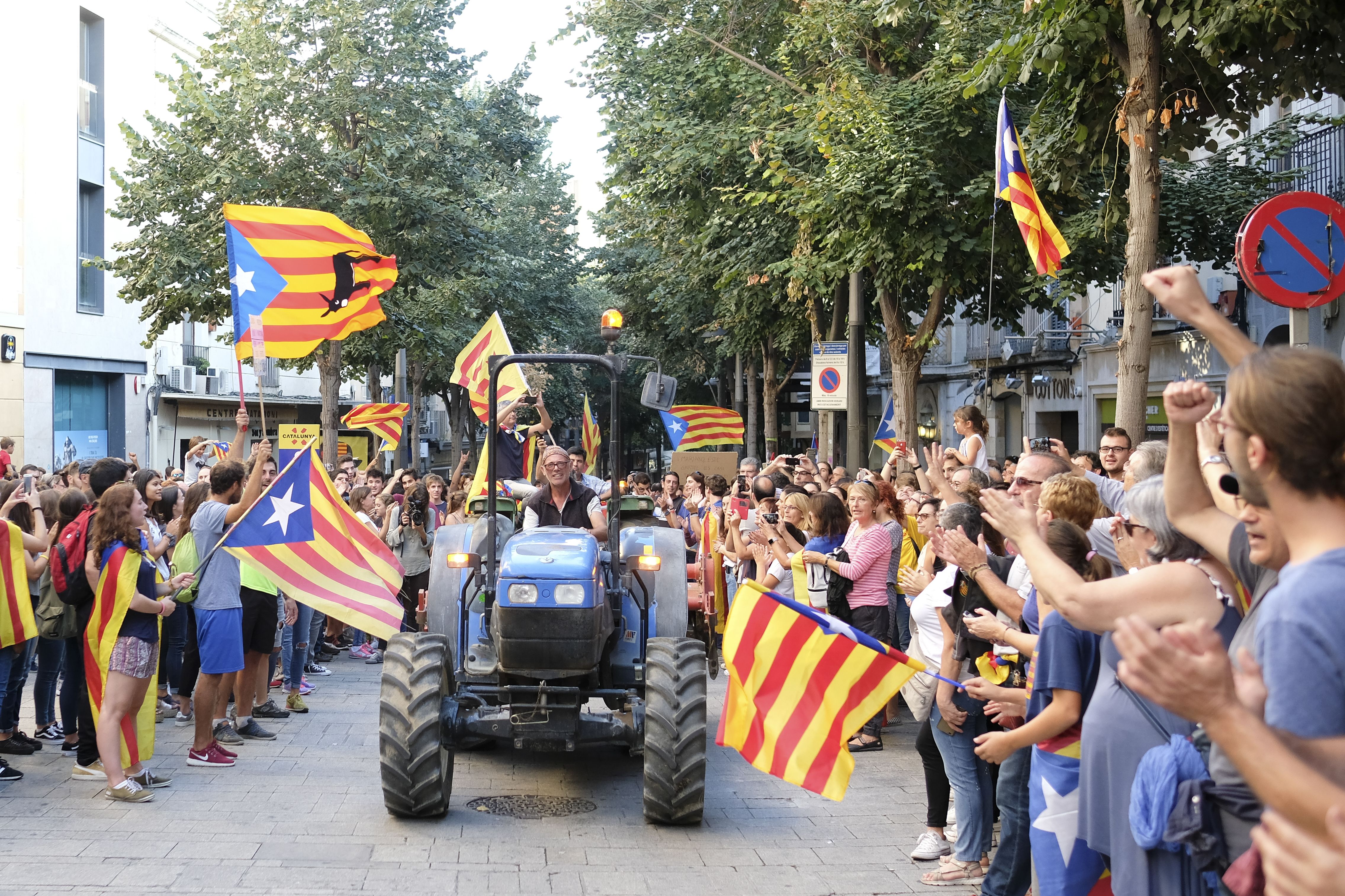 L'independentisme, de manifestació en concentració. Foto: R. G.