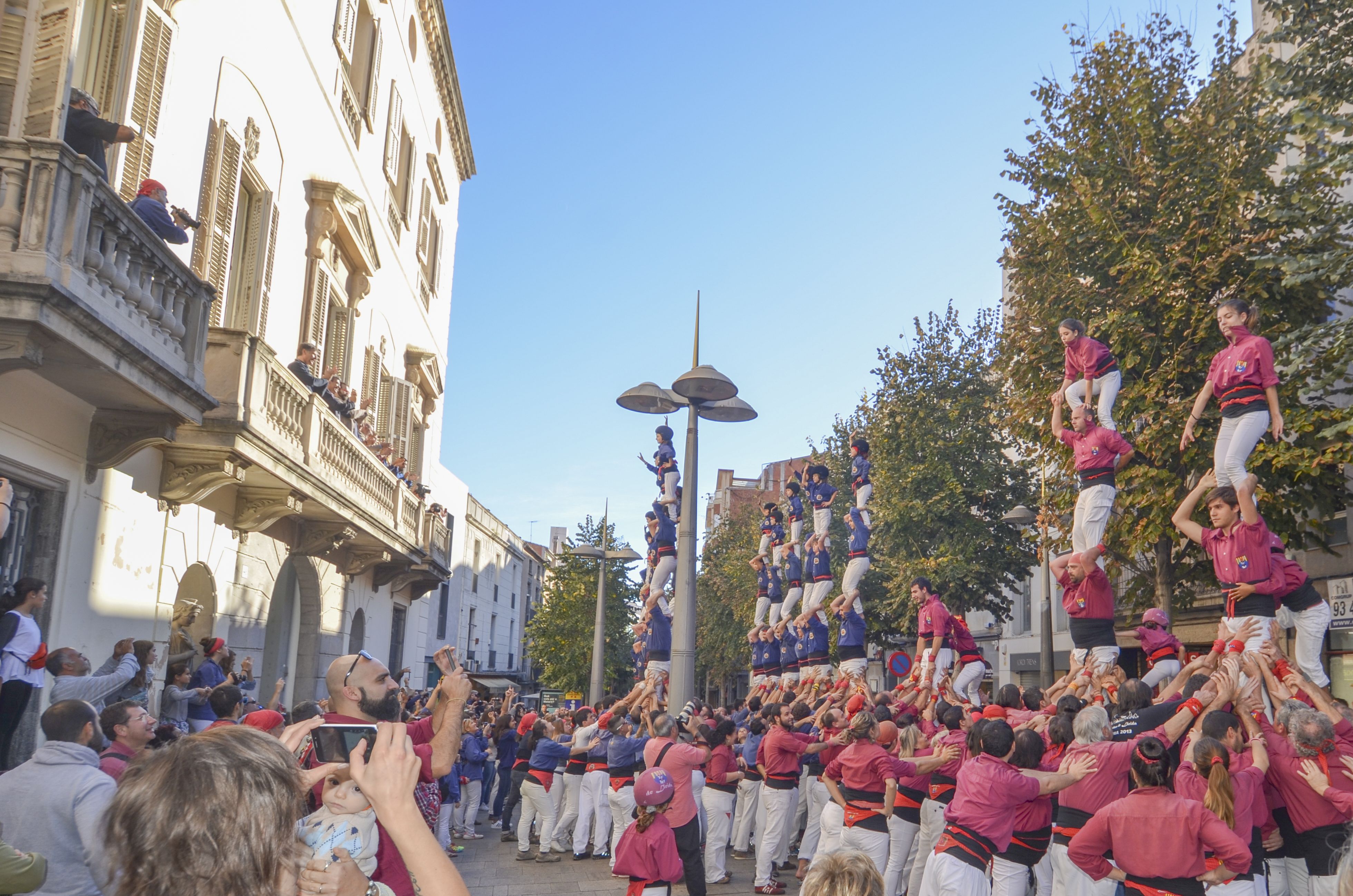 La Didada del año 2017 ante el Ayuntamiento de Mataró