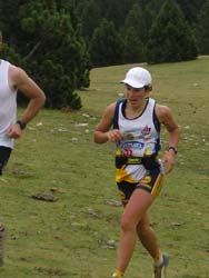Roser Español en una competició. Roser Español en una competició.