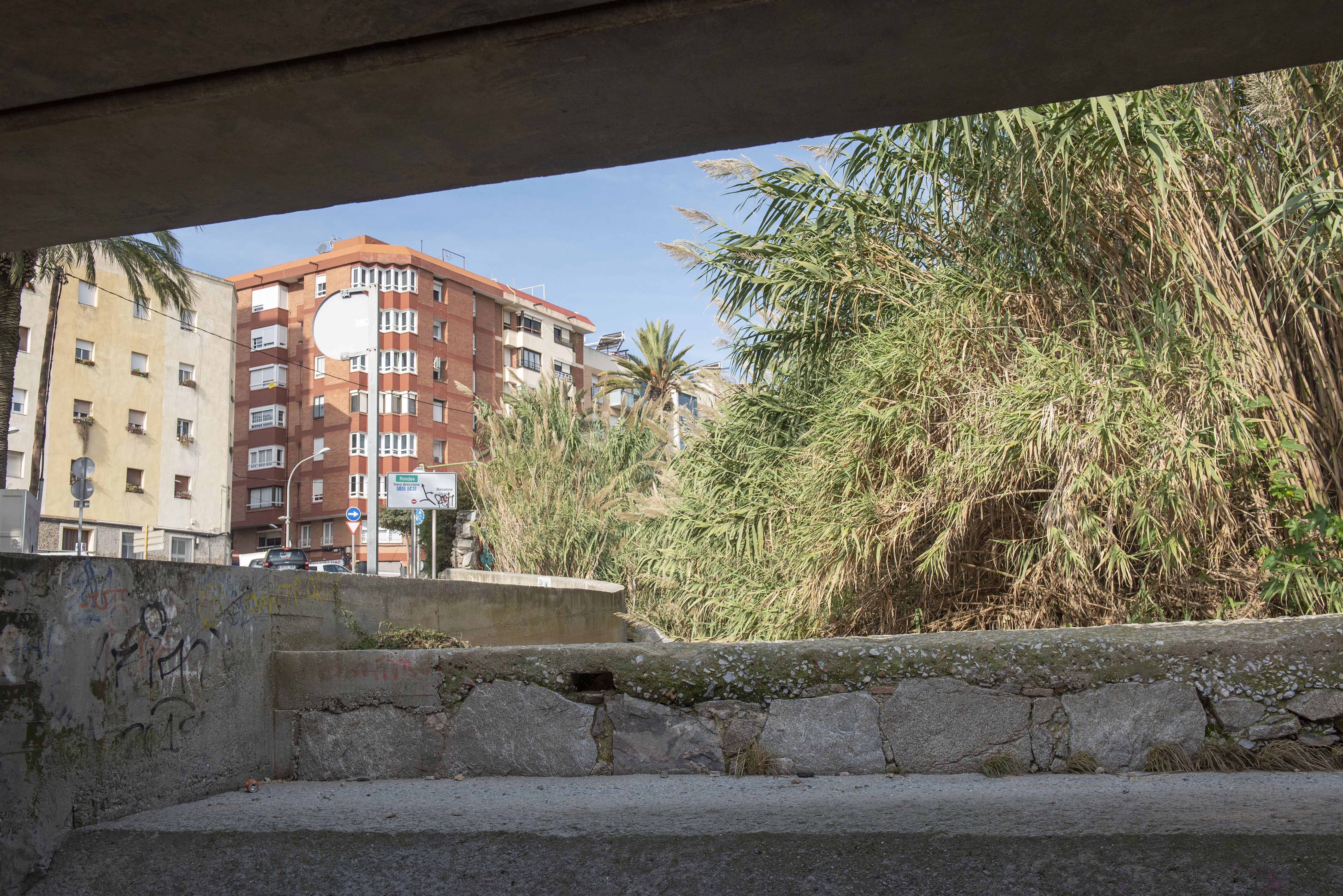 La Riera de Sant Simó, l'any 2023, abans de les obres La Riera de Sant Simó, l'any 2023, abans de les obres