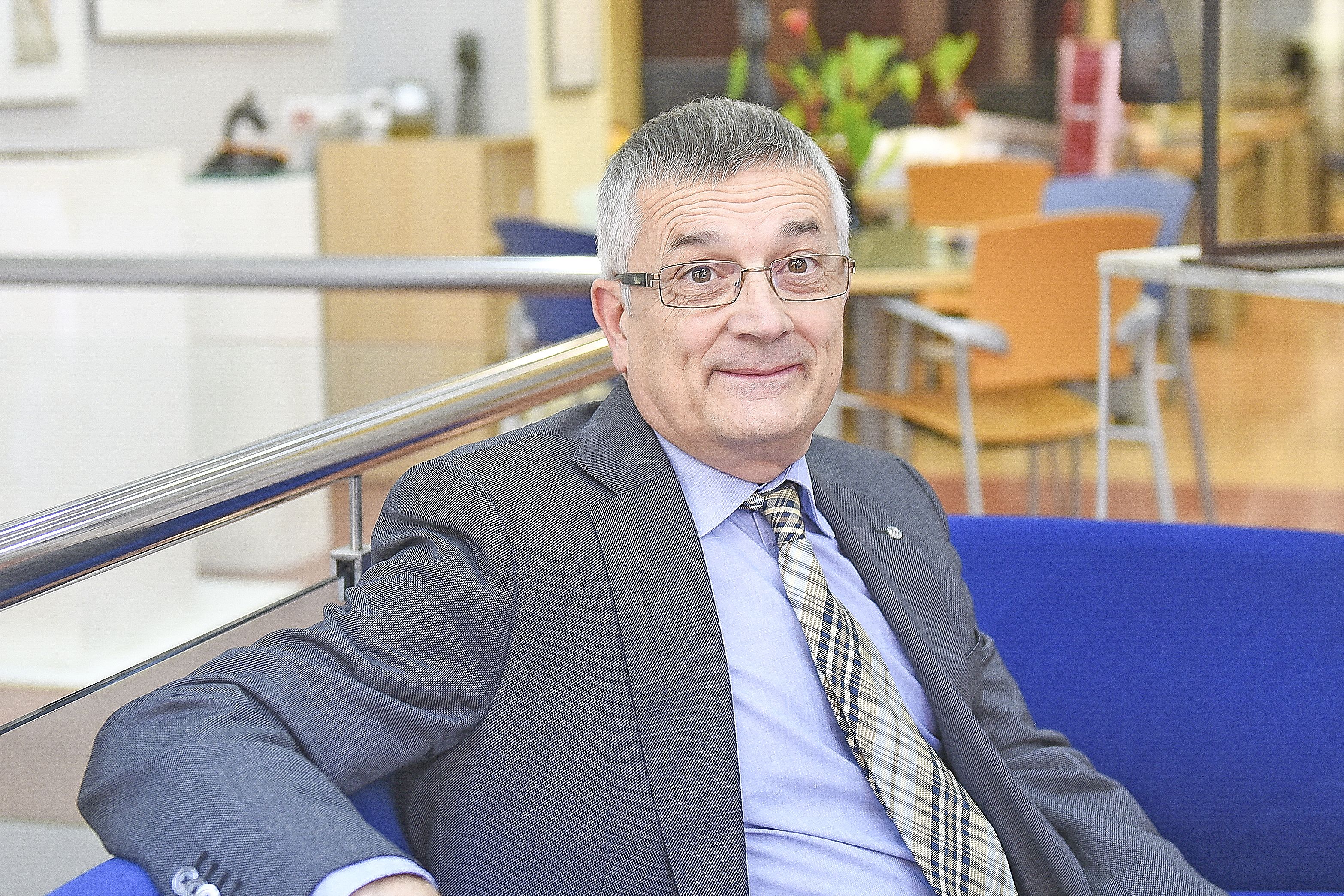 Joan Pi, president de la UE Mataró. Foto: R. Gallofré