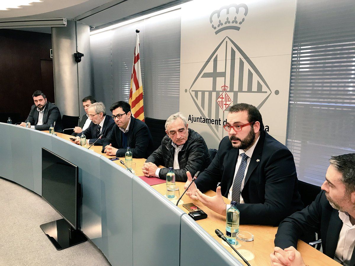 Presentació de la plataforma conjunta. Foto: Ajuntament de Mataró