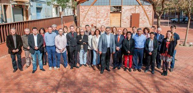 Foto de grupo de la lista de CiU a las municipales Foto de grupo de la lista de CiU a las municipales