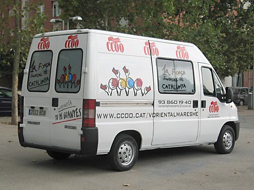 Imagen de la unidad móvil sindical