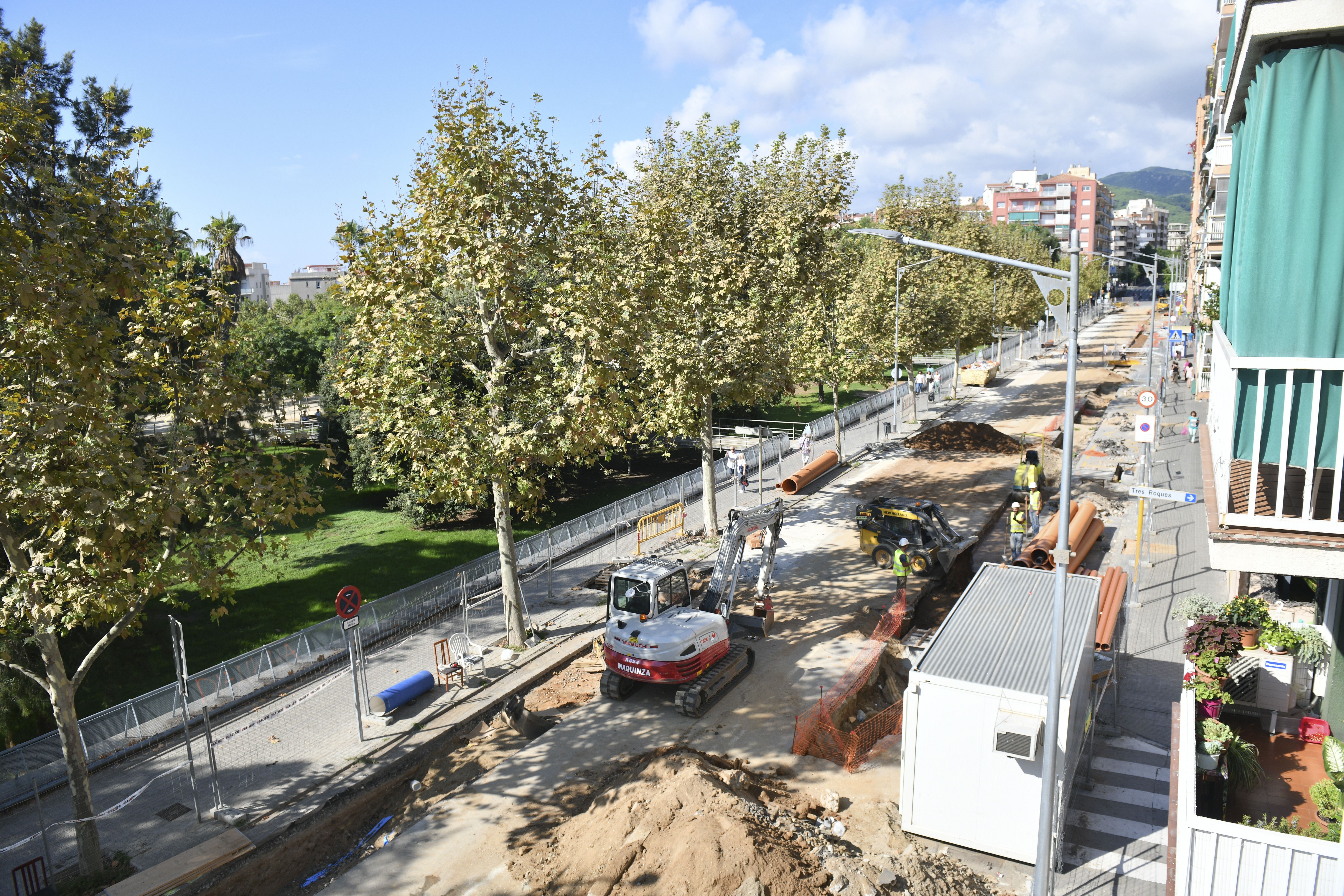 Obras en el barrio. Foto: R. G.