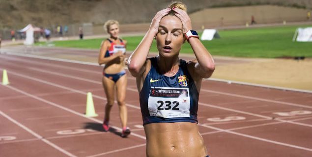 Raquel Gonzàlez en l'anterior Míting, a Mataró.
