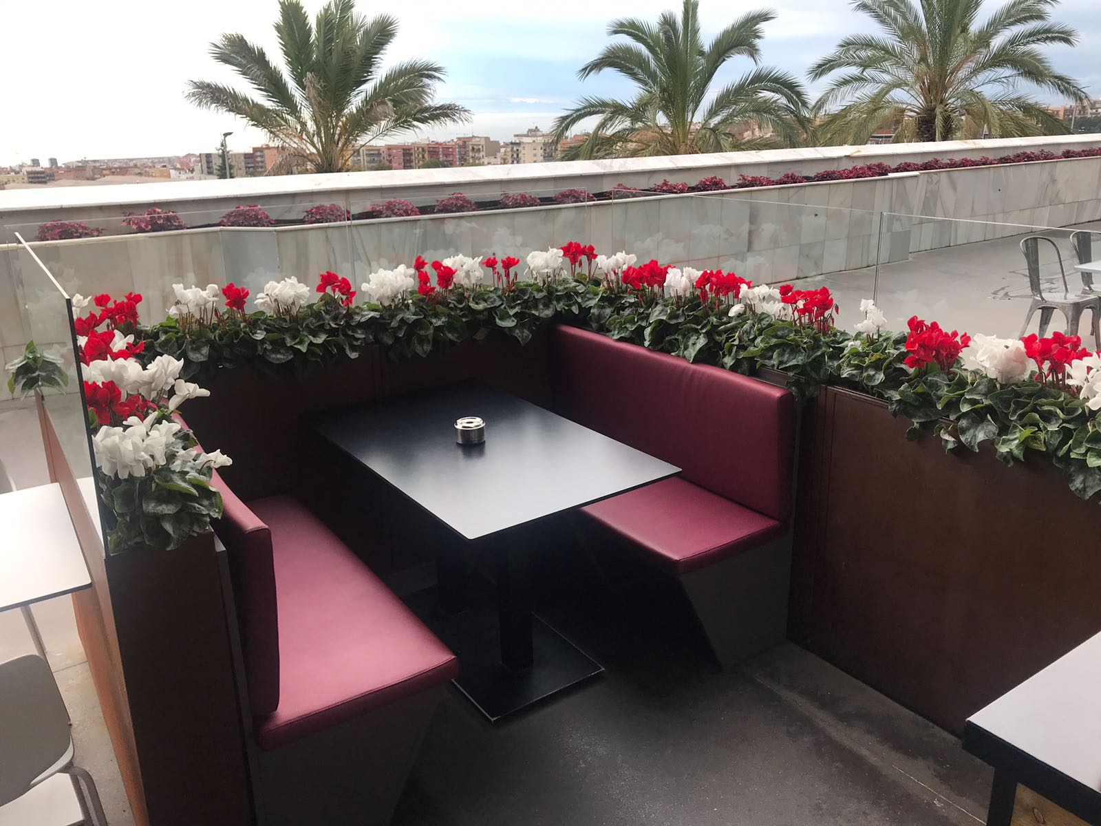 Uno de los trabajos florales de la empresa