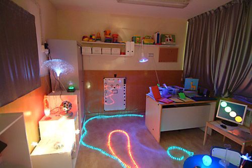 El aula de estimulación visual El aula de estimulación visual
