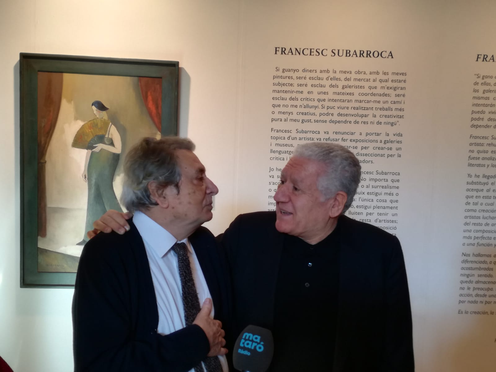Francesc Subarroca (izquierda) con Lluís Bassat