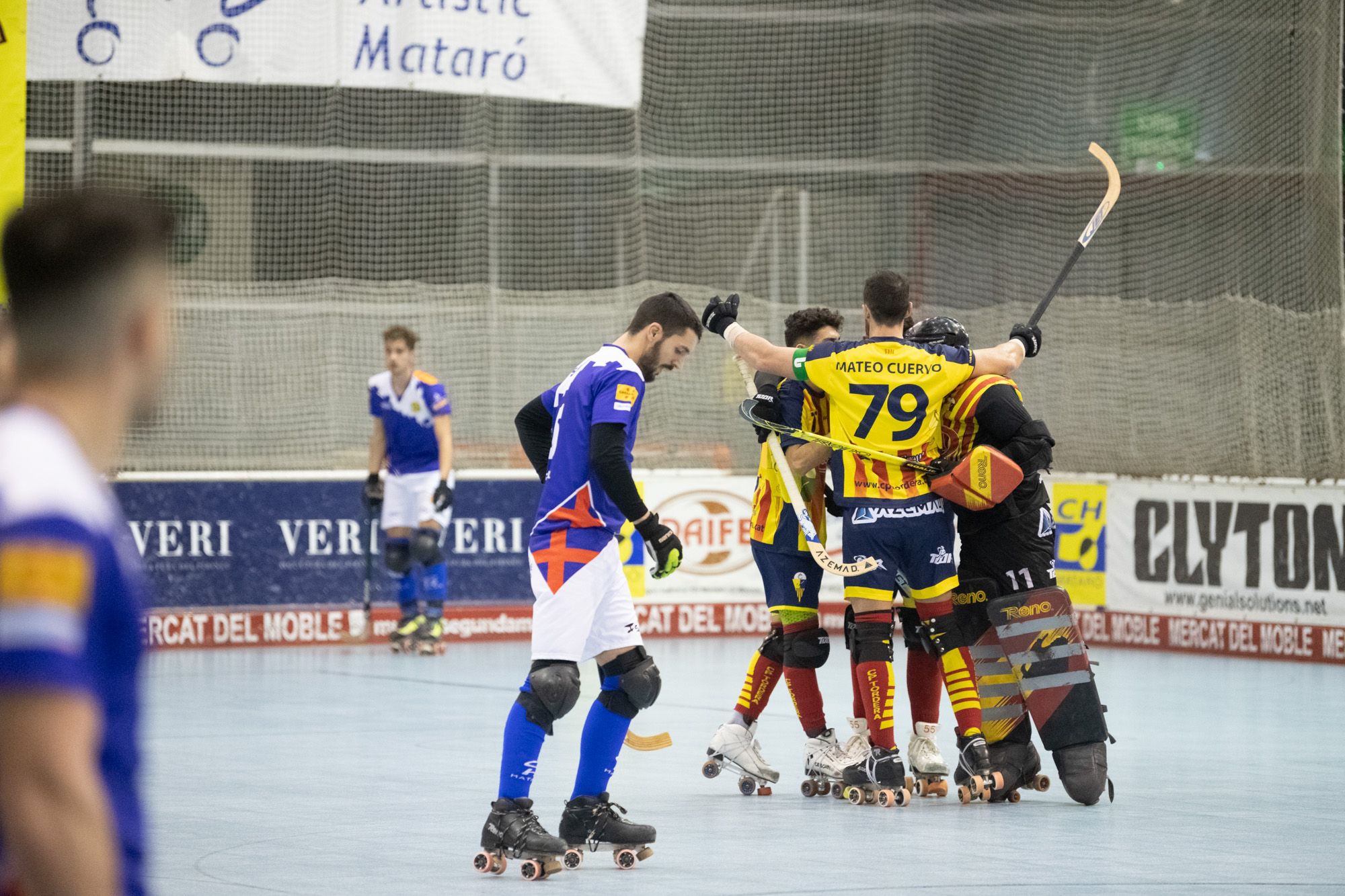 Un partit de la temporada passada. Foto: R.Gallofré