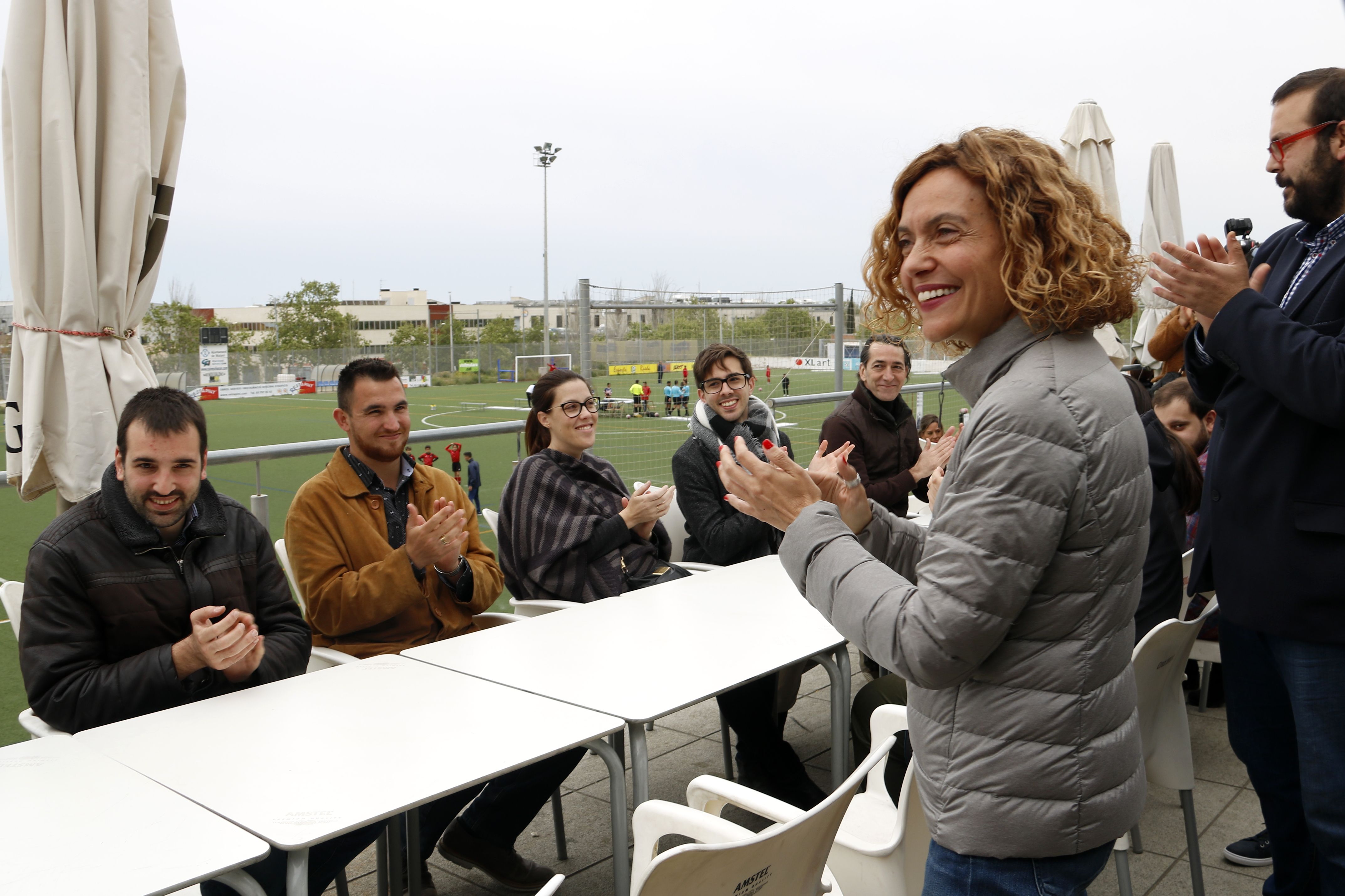 Meritxell Batet en un acto en Mataró.