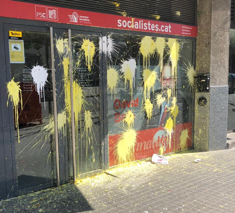 La seu, atacada. Foto. PSC