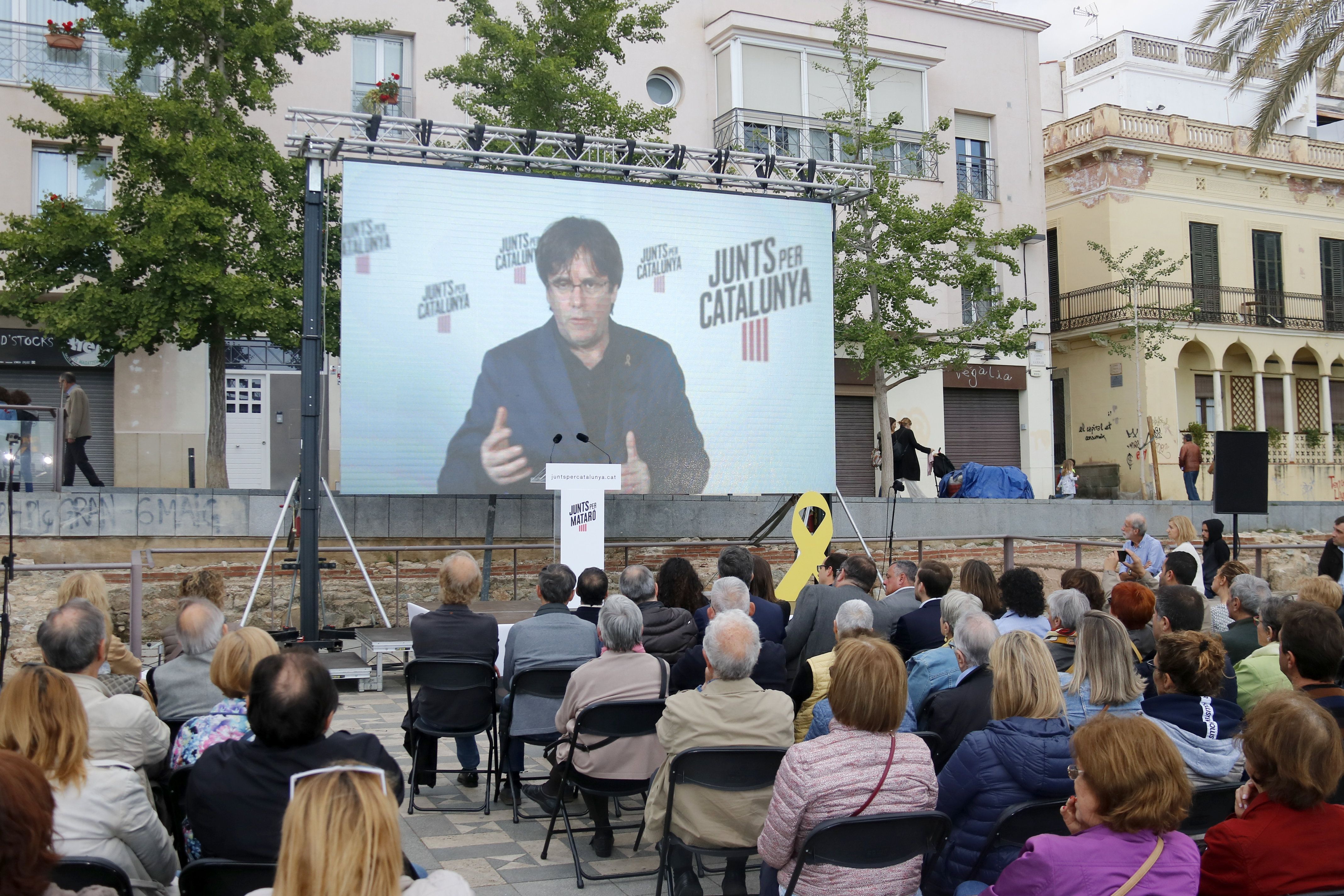 Momento del acto en Mataró. Foto: ACN