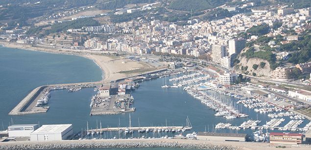 El centro de Calella, pleno de peatones. ACN