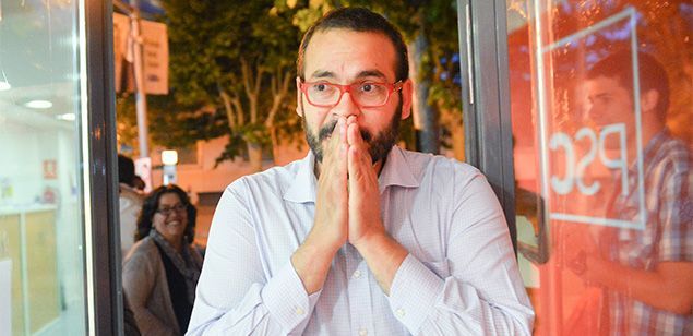 David Boto, la noche de las elecciones