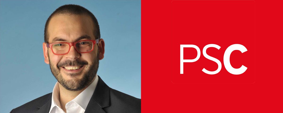 David Bote, candidat del PSC a Mataró