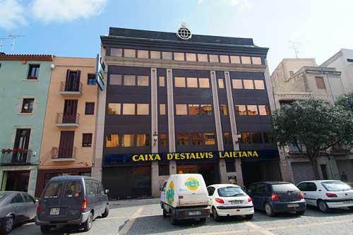 Façana actual la seu de Caixa Laietana
