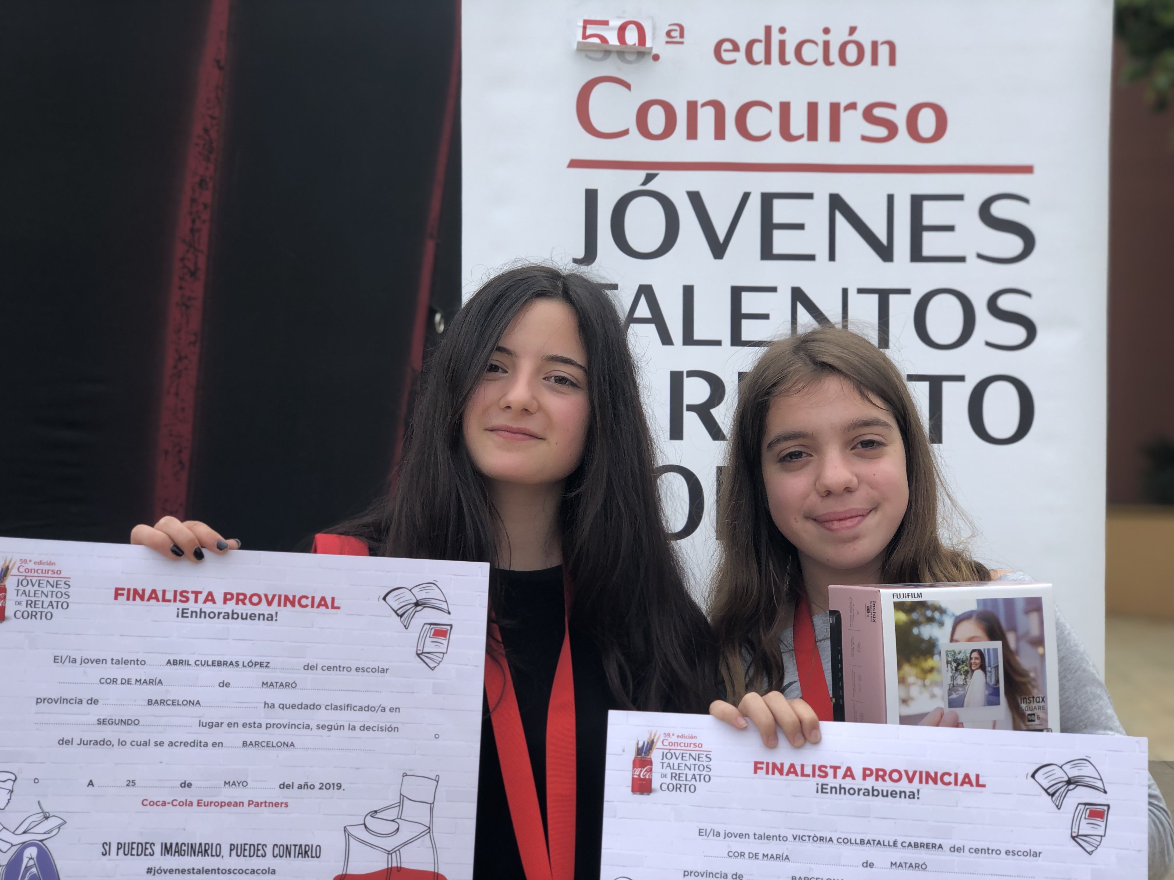 Las alumnas premiadas