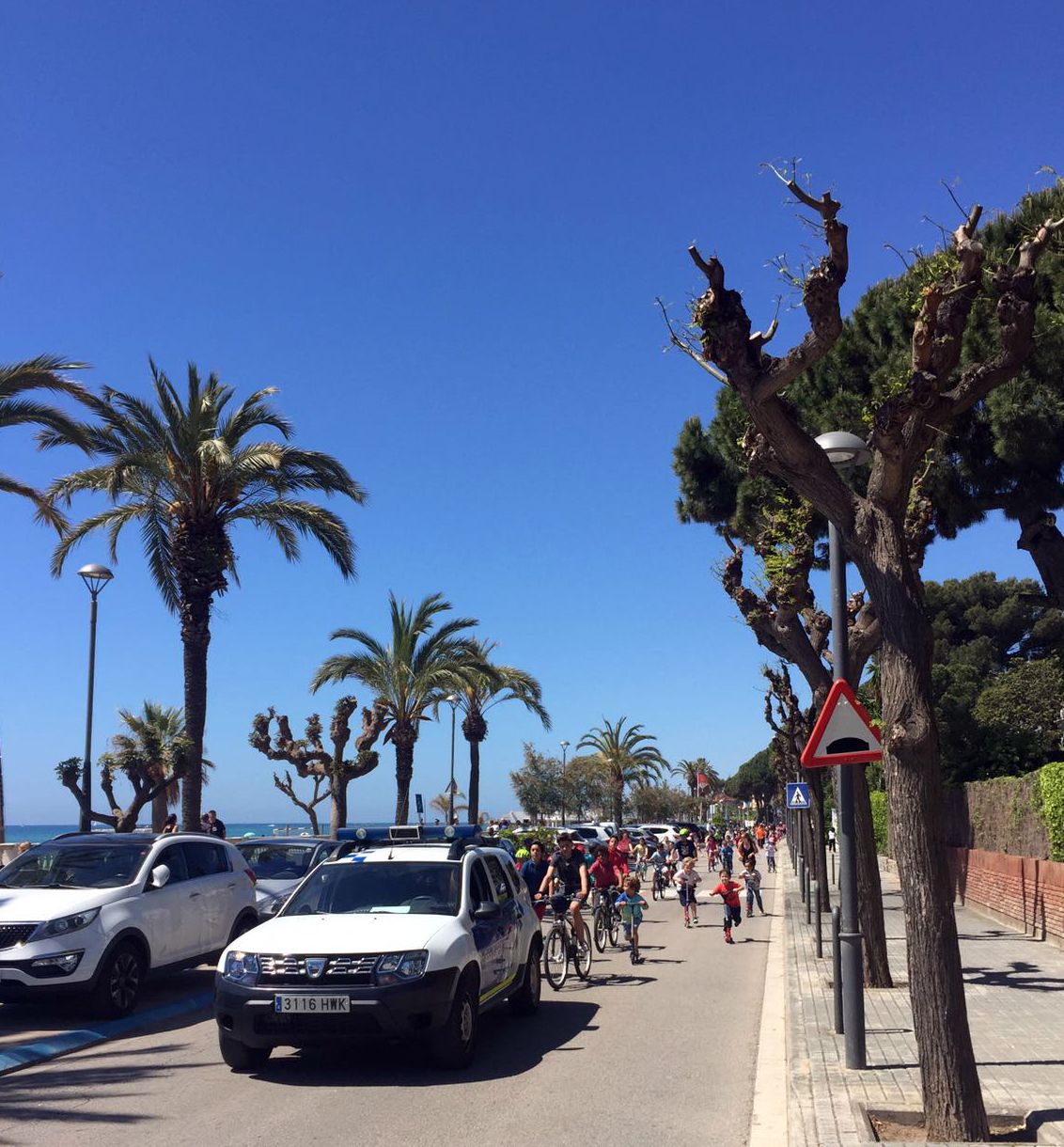 Bicicletada popular a Caldetes