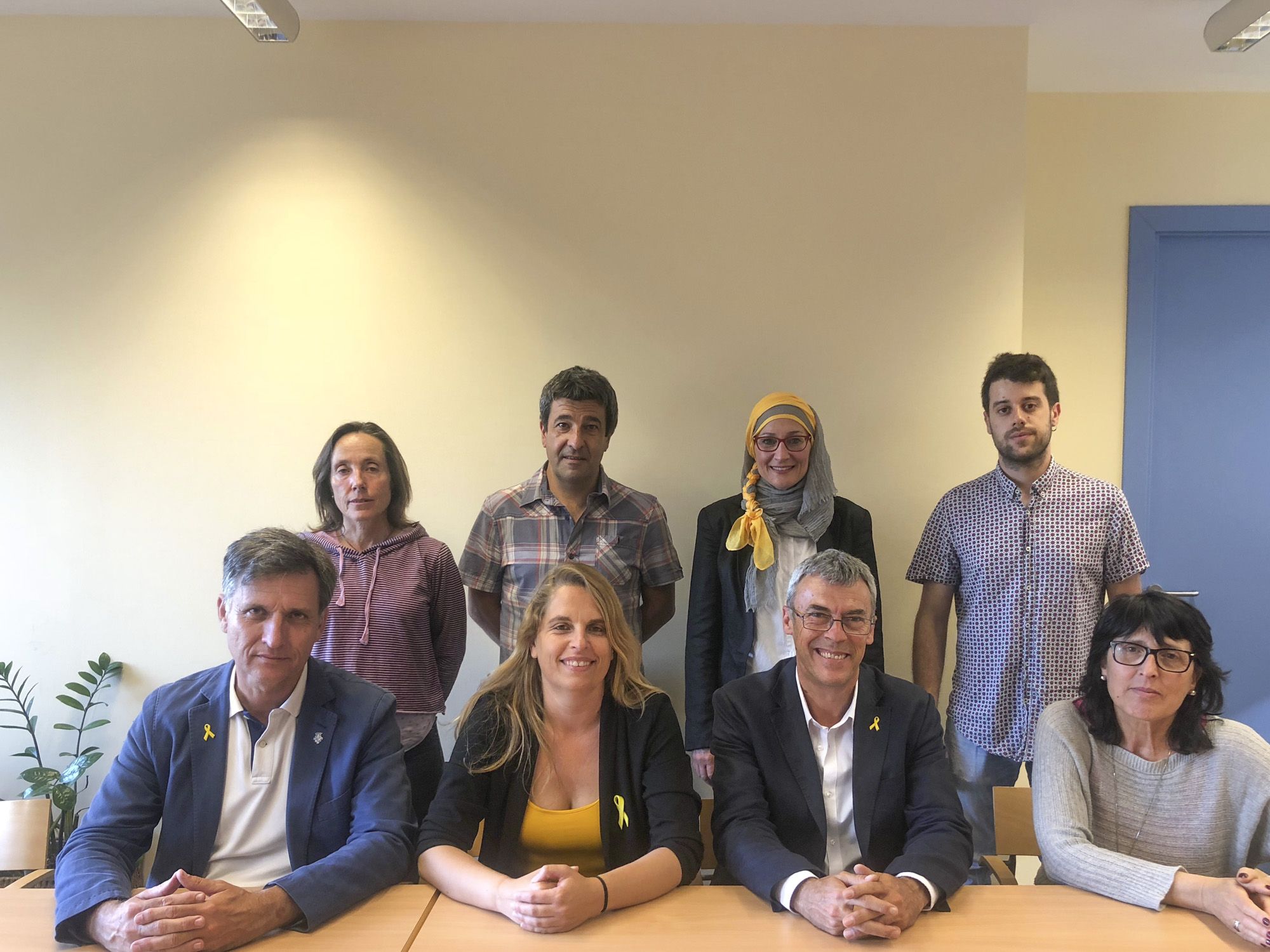 Los regidores de ERC en Mataró