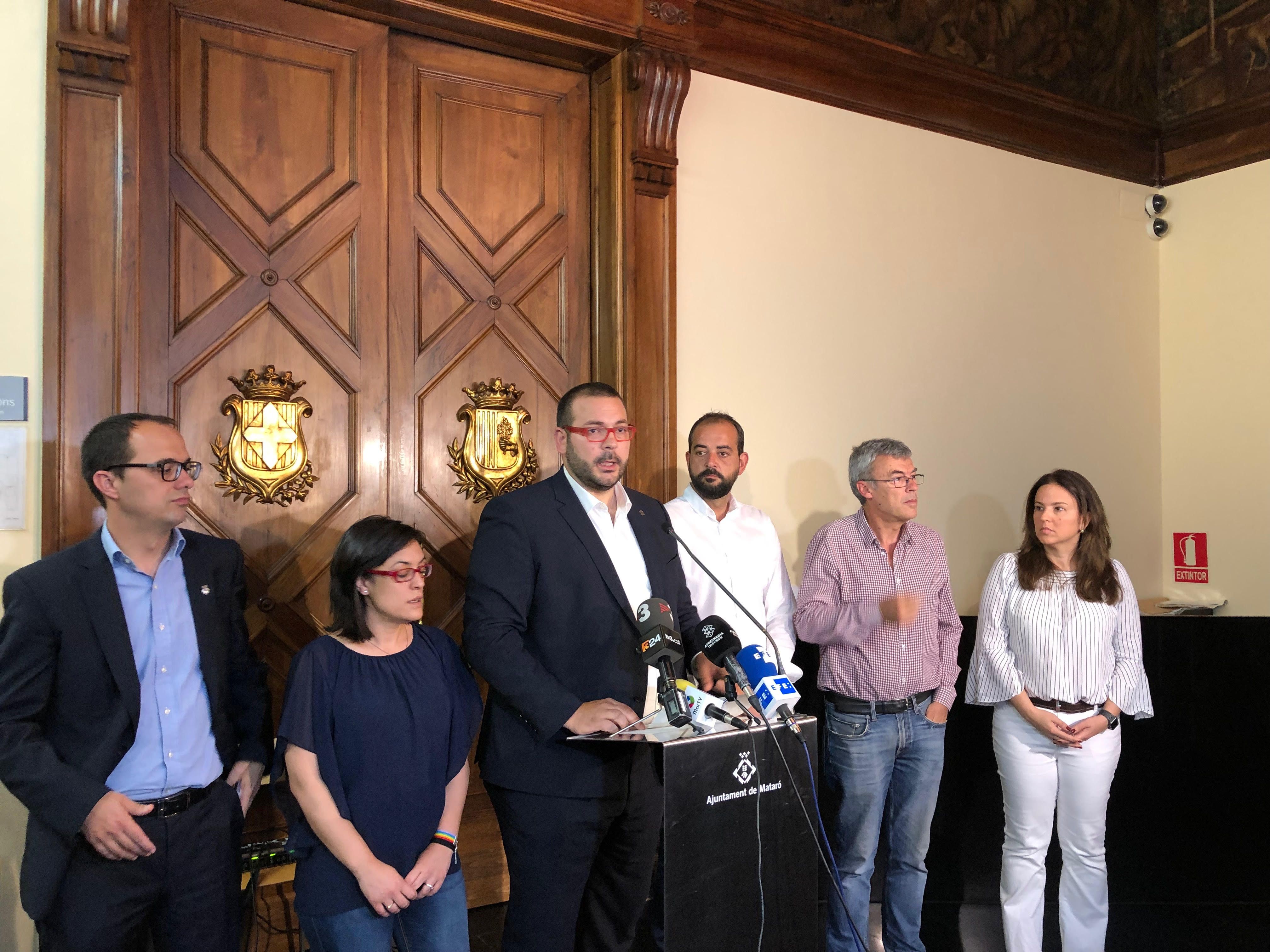 La declaración institucional.