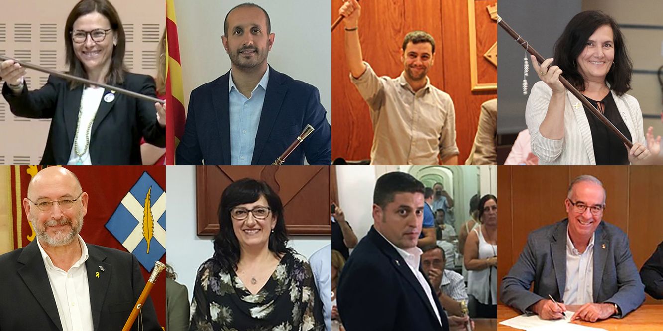 Los alclades de Arenys de Mar, Vilassar de Mar, Argentona, Caldes de Estrac, Llavaneres, Dosrius, St. Vicenç de Montalt y Cabrera