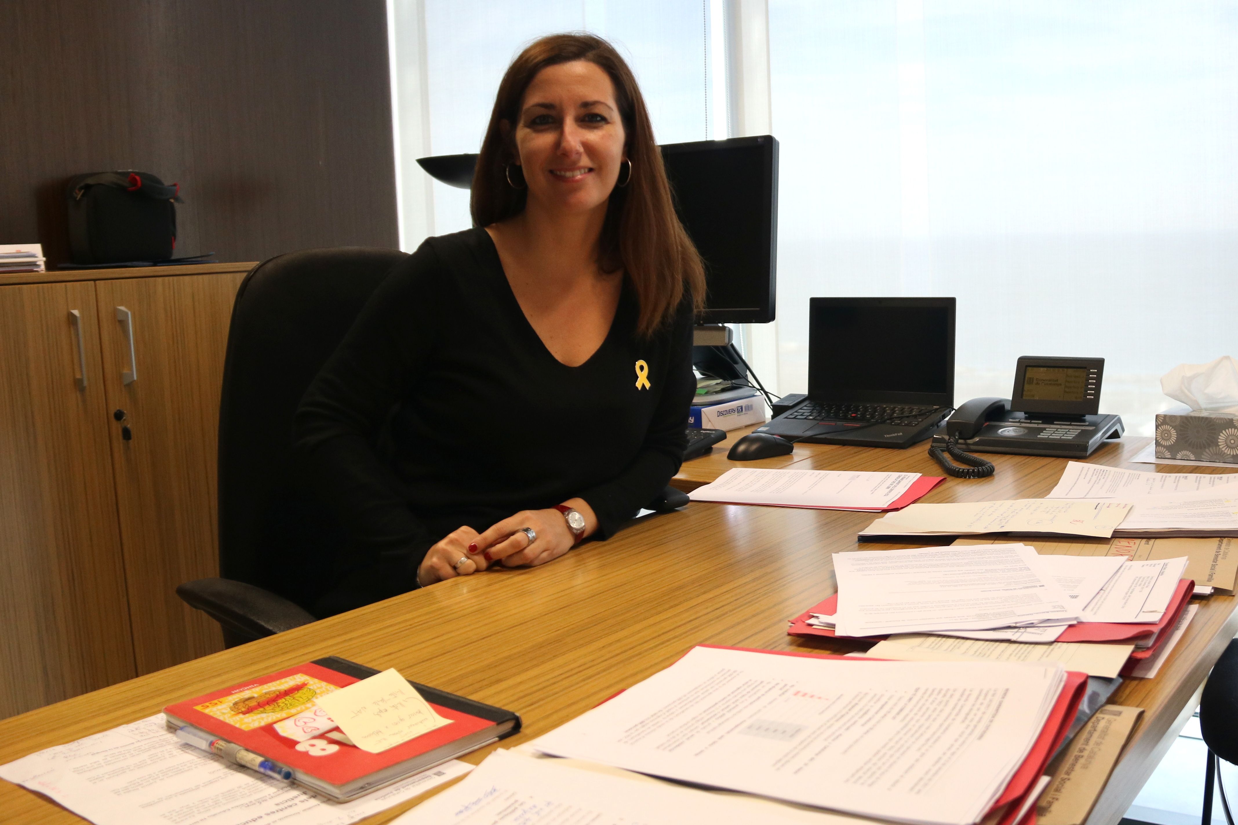 La secretària d'atenció a la Infància, Adolescència i Joventut, Georgina Oliva. Foto: ACN