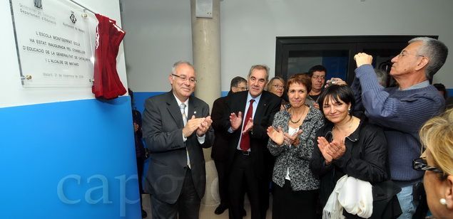 Inauguració de l'escola Montserrat Solà, l'any 2009
