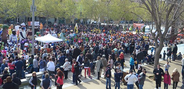 Multitudes en la fiesta del pasado domingo