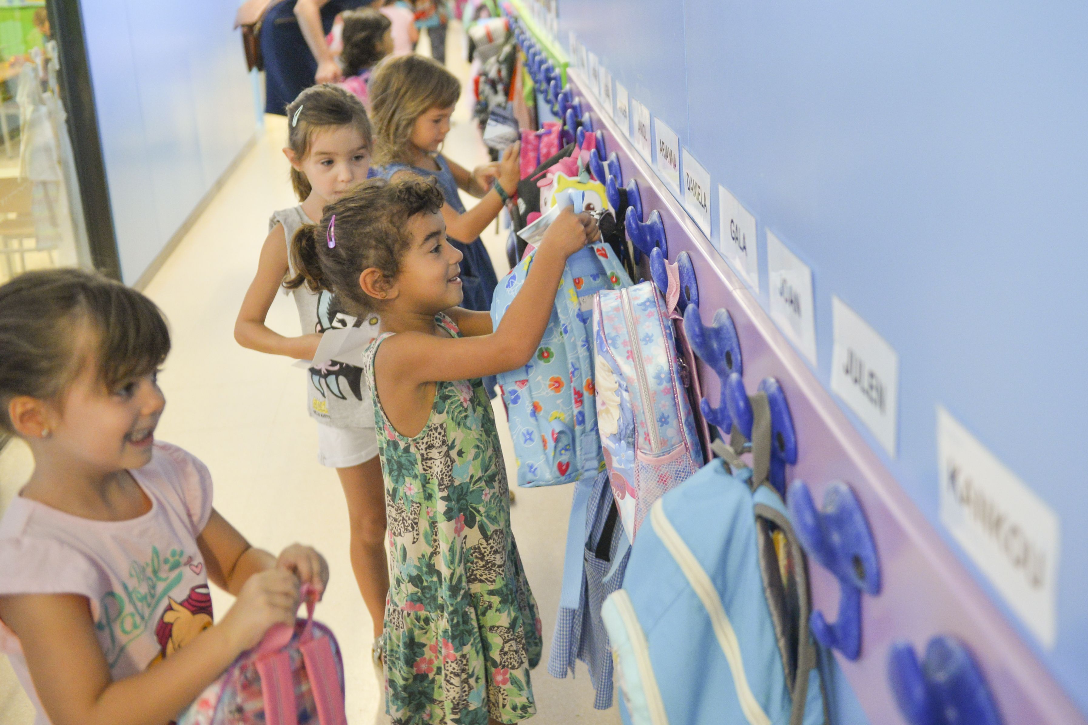 Imatge d'arxiu de l'inici d'un curs escolar a Mataró