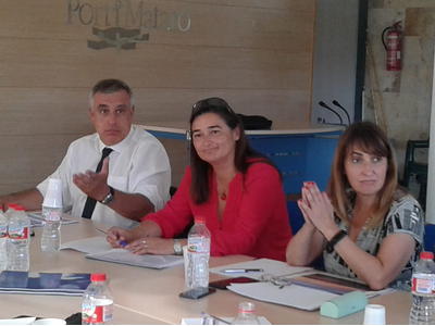 La nova gerent del Port (al centre). Foto: Generalitat