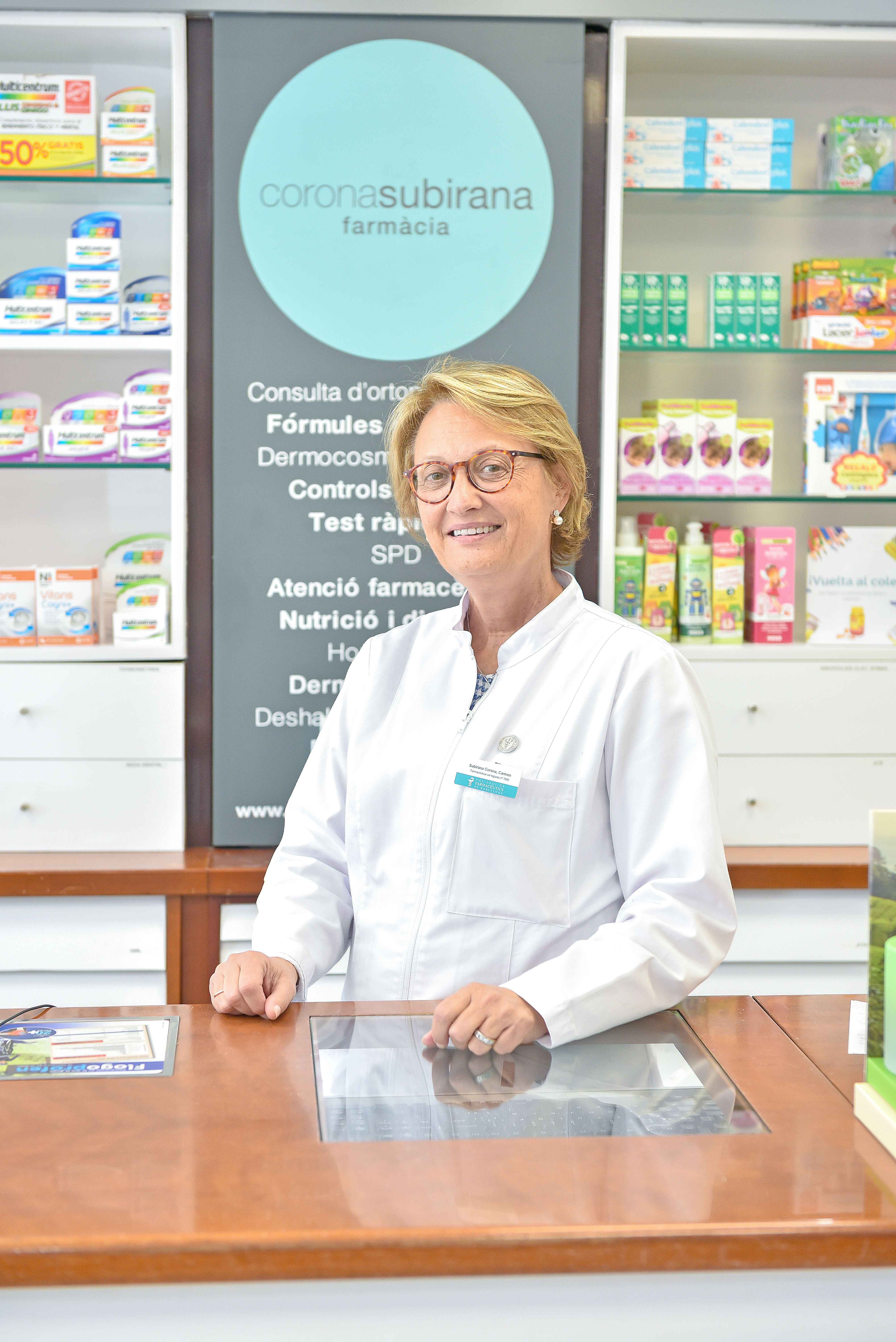 Carmina Subirana, de la farmacia Corona Subirana de Cerdanyola