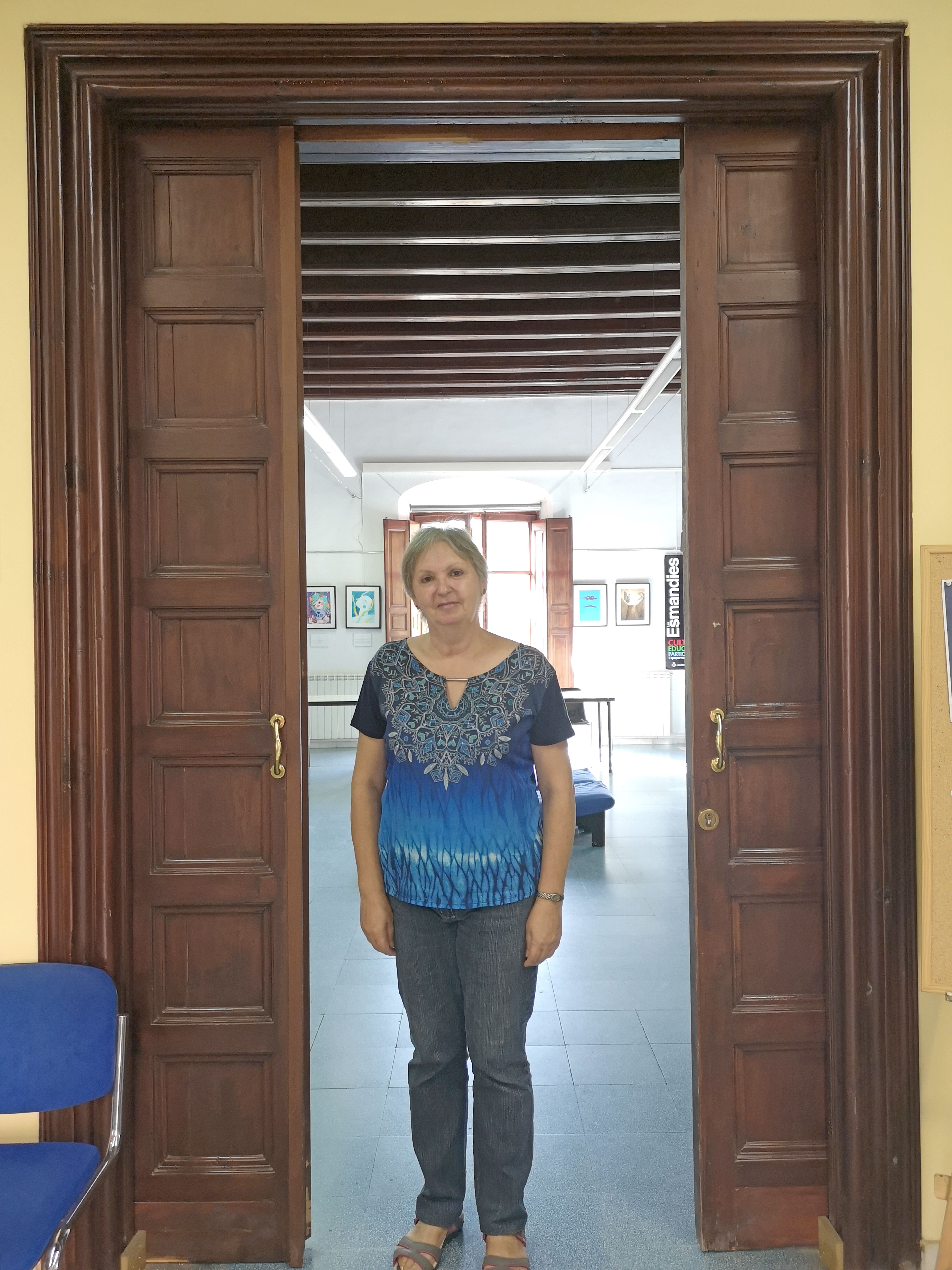 Esperança García, de la Asociación de Vecinos de Peramàs-Esmandies