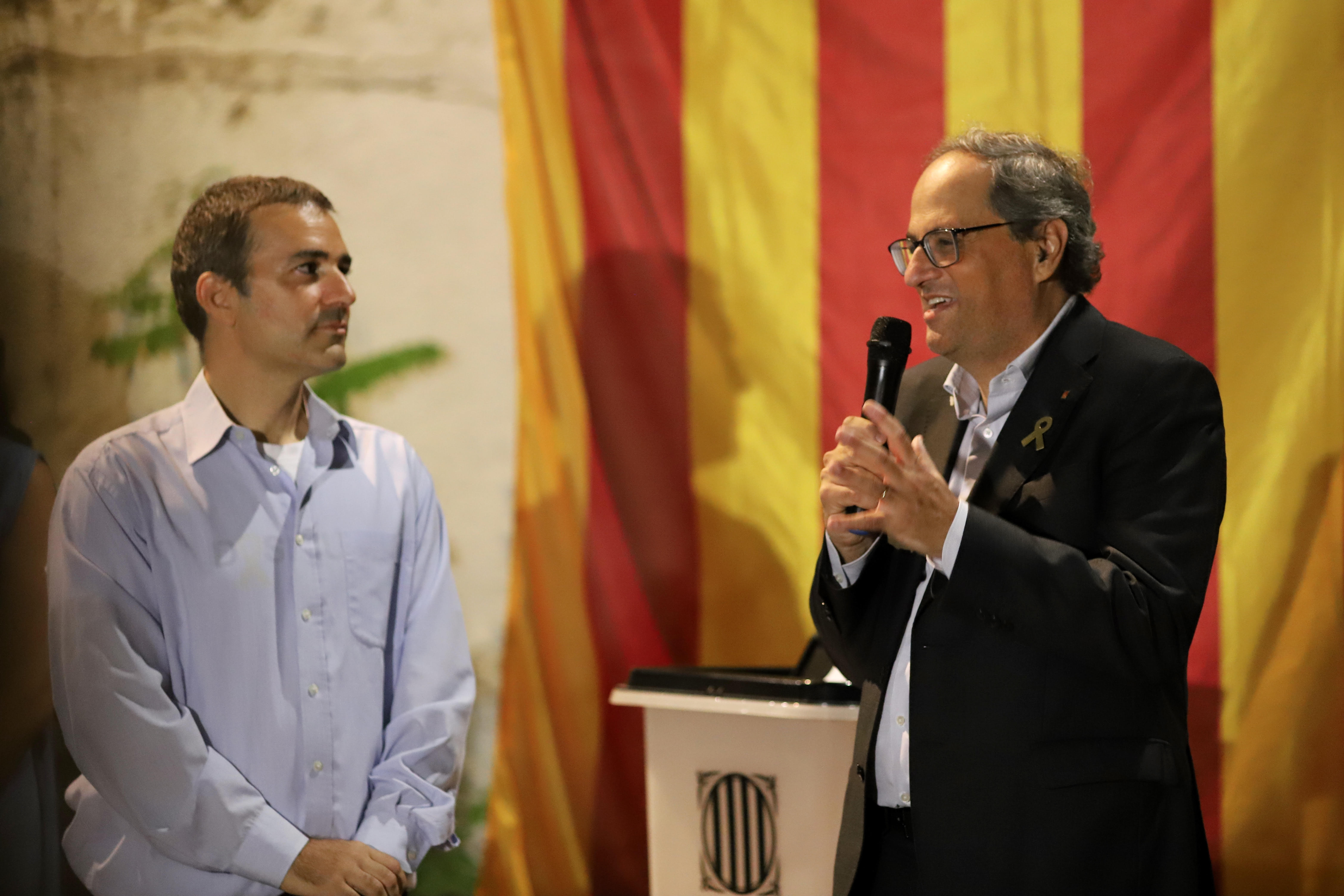 Quim Tuesta, en la intervención a Canyamars