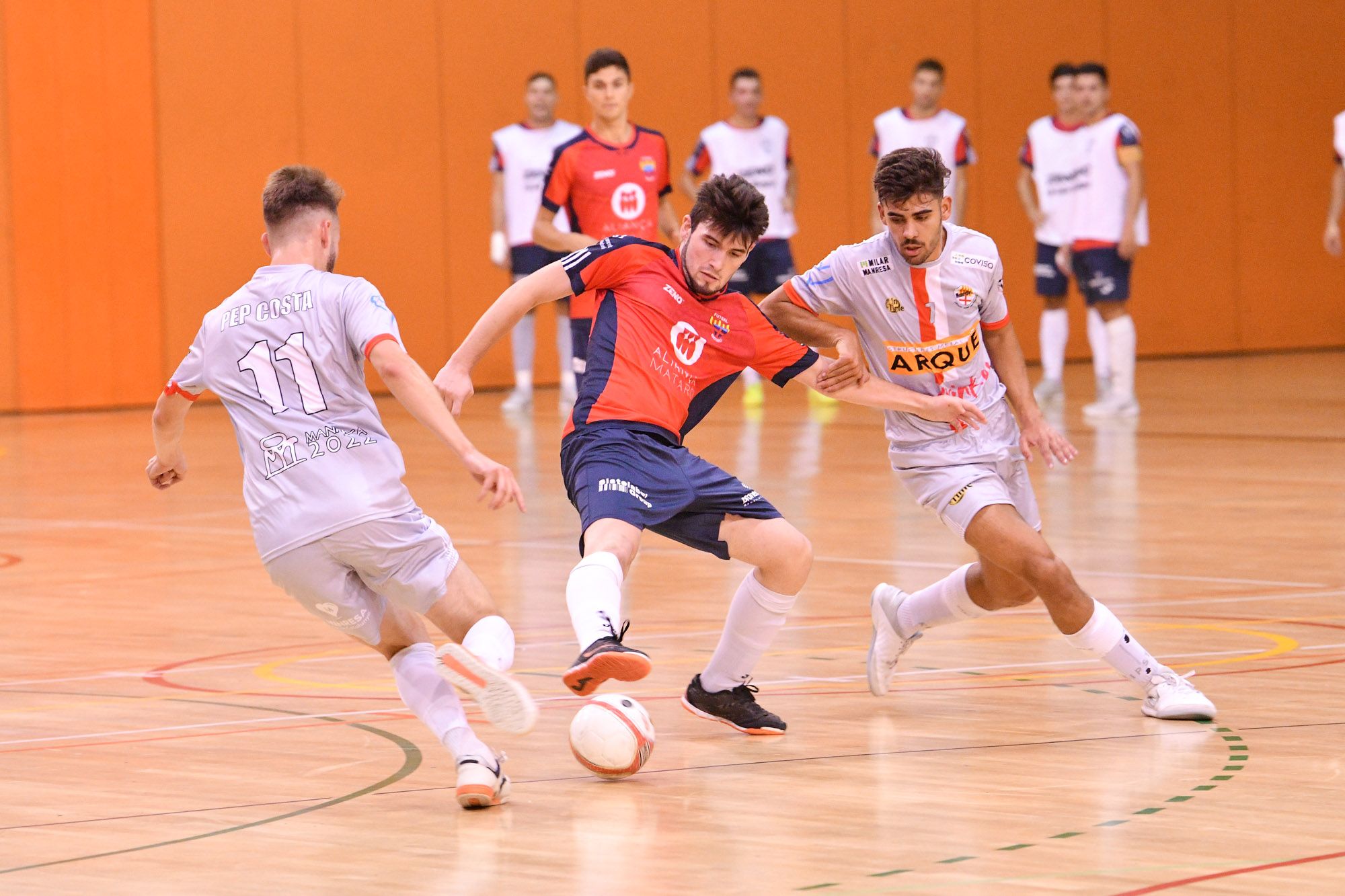 Un partido del Futsal Mataró en casa. Foto: R.Gallofré