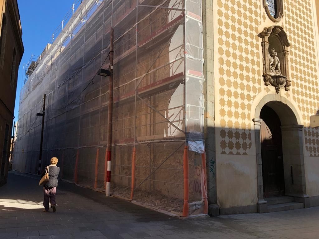 Obres a l'edifici. Foto: Ajuntament