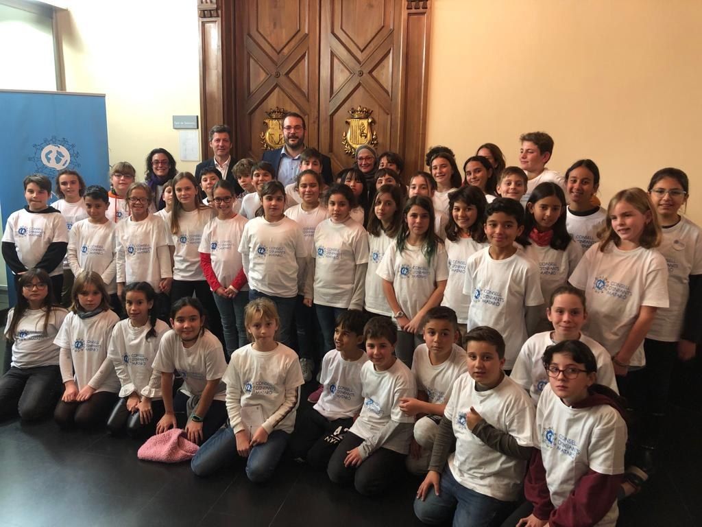 Sesión inicial del Consejo de Niños. Foto: Ayuntamiento