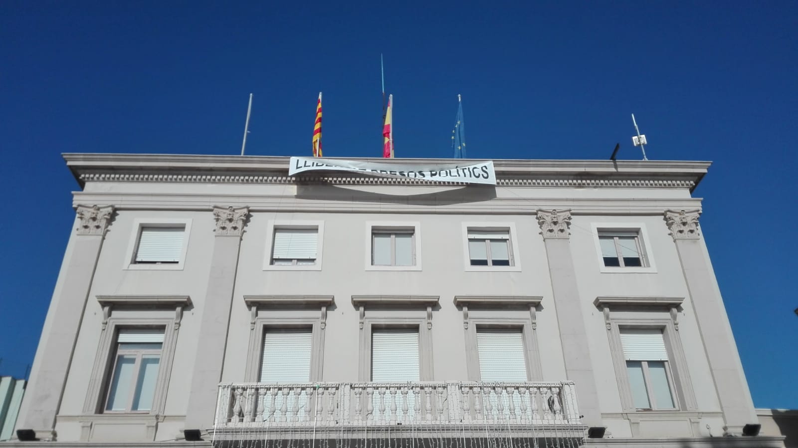Façana de l'Ajuntament de Vilassar de Mar. Foto: ACN