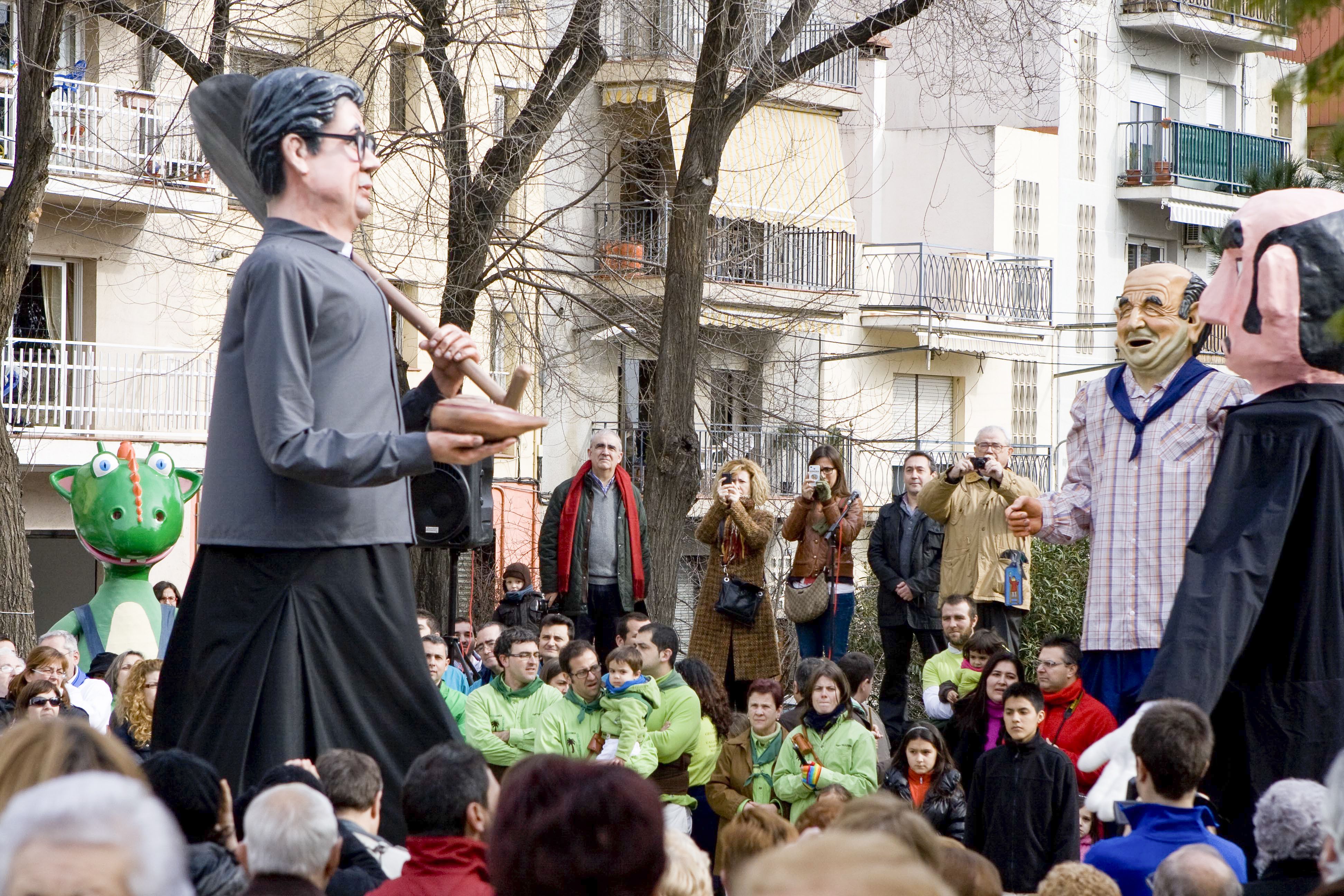 Els gegants, protagonistes a les festes de La Llàntia